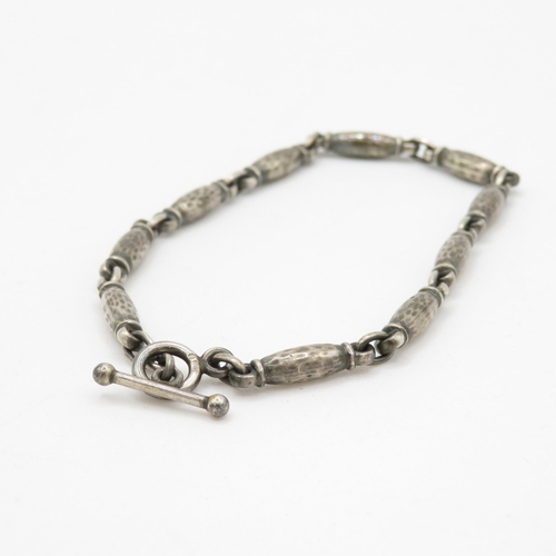 222 - A silver bracelet by Georg Jensen (15g)