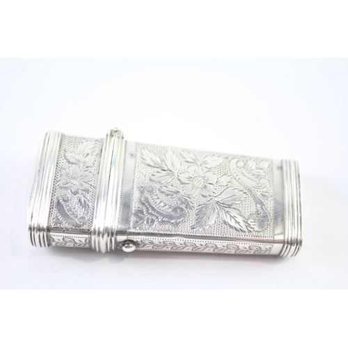 347 - Antique Victorian Hallmarked 1848 London Sterling Silver Ladies Etui Case (21g)