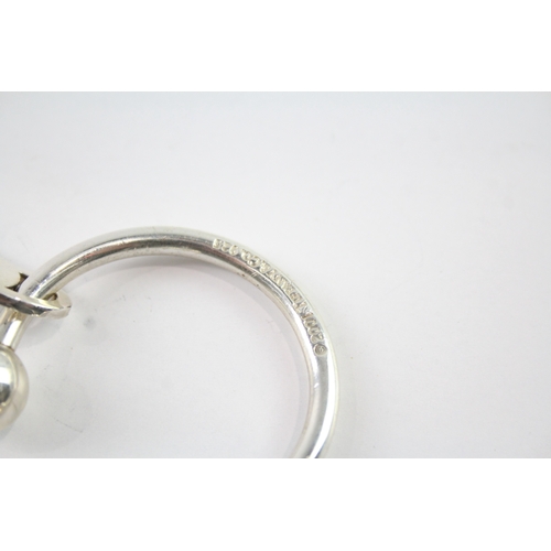 352 - 2001 TIFFANY & CO. .925 Sterling Silver 'Return To' Keyring (34g)