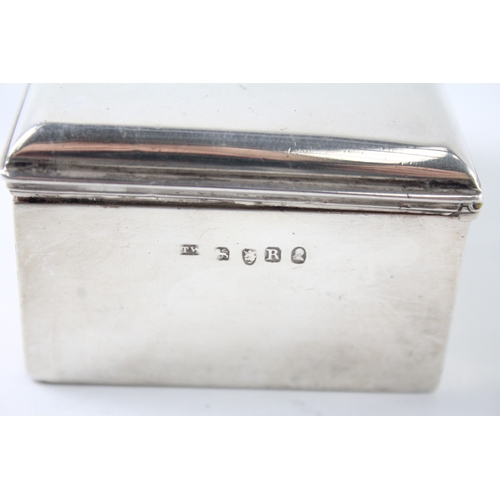 354 - Antique George III 1812 London Sterling Silver Gents Travel  Box (151g)