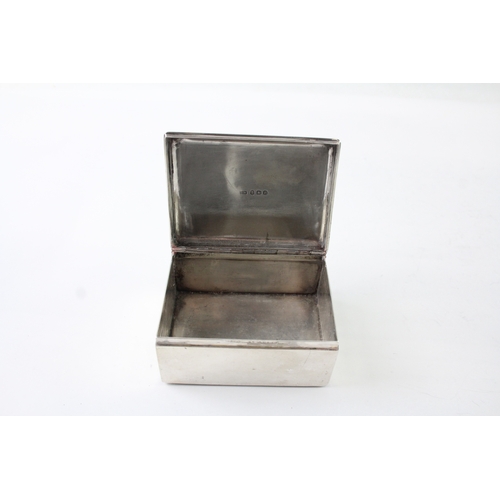 354 - Antique George III 1812 London Sterling Silver Gents Travel  Box (151g)