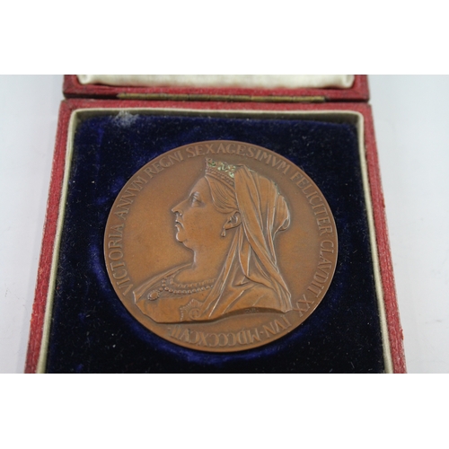 390 - Boxed Queen Victoria 1897 Diamond Jubilee Medal