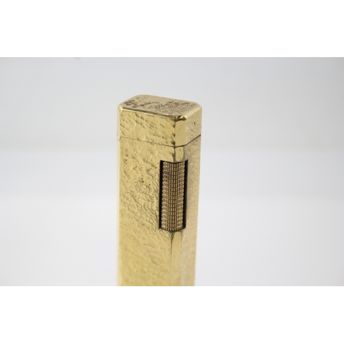 401 - Vintage DUNHILL Tallboy Gold Plated Table / Cigarette LIGHTER (195g)