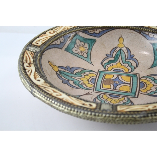 407 - 19th Century Moroccan Tajine Bowl/Wall Plate