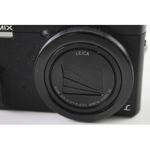 438 - Panasonic Lumix DMC-TZ60 Digital Compact Camera Working w/ Leica 30x Zoom Lens