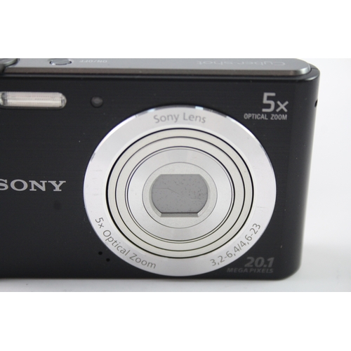 444 - Sony Cybershot DSC-W800 Digital Compact Camera Working w/ Sony 5x Zoom Lens