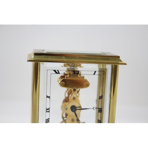 466 - Matthew Norman Skeleton Carriage Clock Key-Wind