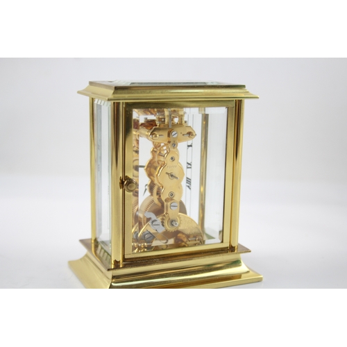 466 - Matthew Norman Skeleton Carriage Clock Key-Wind