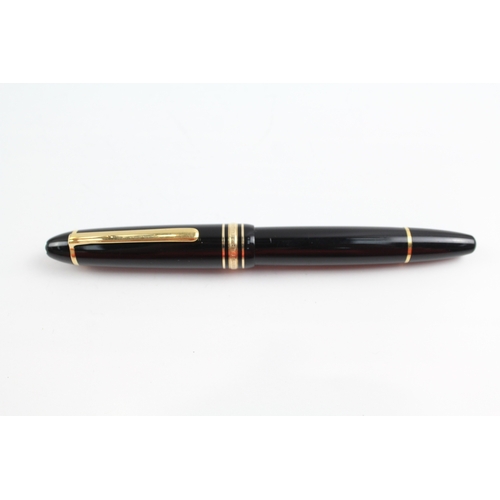 476 - Vintage Montblanc Meisterstuck No.146 Black Fountain Pen w/ 14ct Nib WRITING