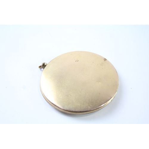 260 - French Gold Plated Art Nouveau Locket 39g