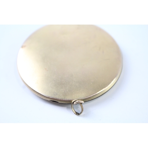 260 - French Gold Plated Art Nouveau Locket 39g