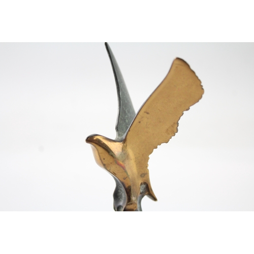 406 - Bronze Modernist Sculpture of Flying Eagle