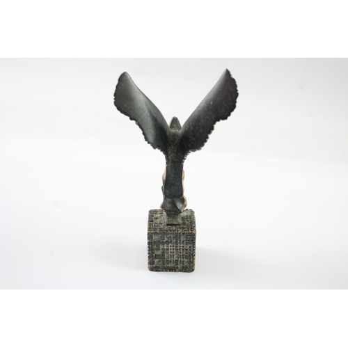 406 - Bronze Modernist Sculpture of Flying Eagle