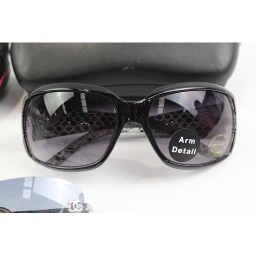 413 - Designer Sunglasses / Glasses Inc Chanel, Cases x 3