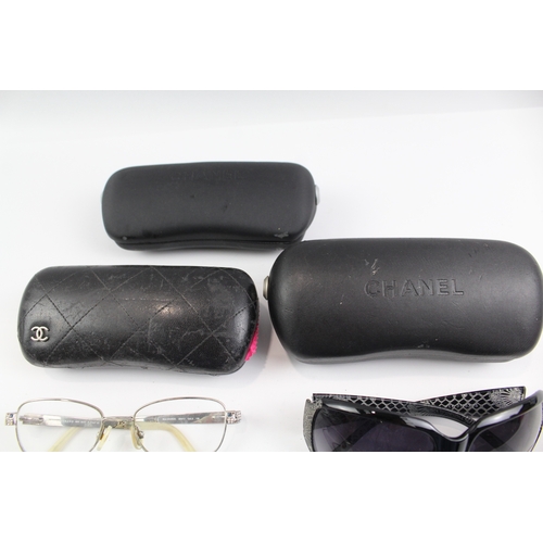 413 - Designer Sunglasses / Glasses Inc Chanel, Cases x 3