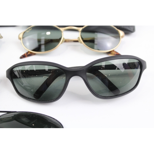 415 - Collection of Designer Rayban Sunglasses Inc Cases  x 5