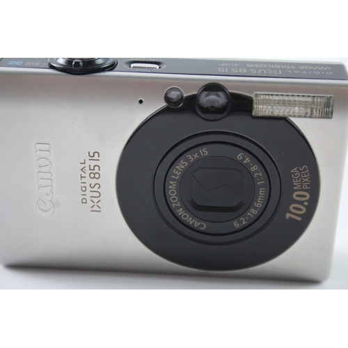 438 - Canon Ixus 85 IS Digital Compact Camera Working w/ Canon 3x Zoom