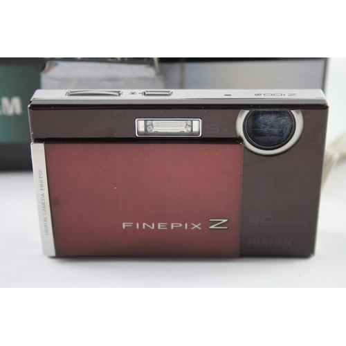 444 - Fujifilm Finepix Z100 FD Digital Compact Camera Working w/ Fujinon 5x Zoom Lens