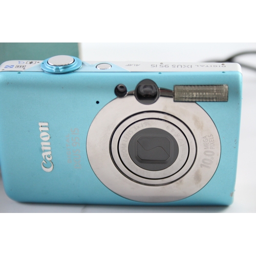 450 - Canon IXUS 95 IS Digital Compact Camera Working w/ Canon 3x IS Zoom Lens