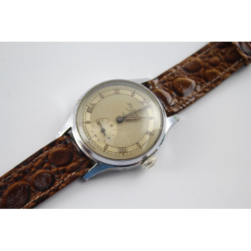 452 - Men's Vintage J. W. Benson Tropical Watch Hand-Wind WATCH RUNS