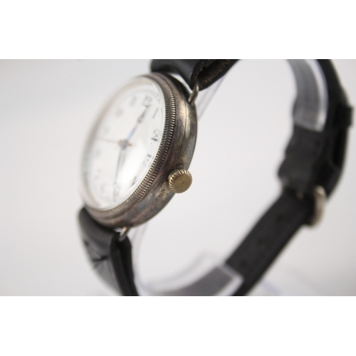 456 - Men's Vintage 925 Silver Dress Style Watch Hand-Wind WATCH RUNS