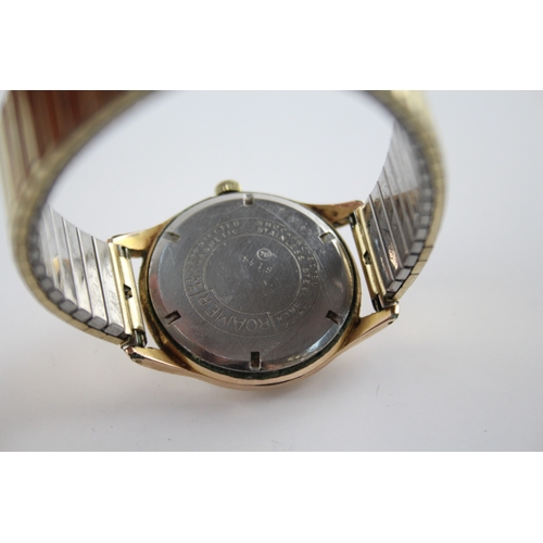 457 - Men's Vintage Roamer Popular Gold Tone Watch Hand-Wind WATCH RUNS