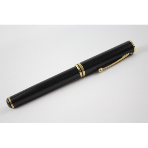 475 - Sheaffer Connoisseur Black Lacquer Fountain Pen w/ 18ct Gold Nib WRITING