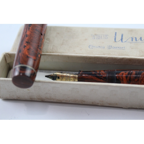 478 - Vintage Conway Stewart The Universal Pen No. 479 Brown Fountain Pen 14ct Nib