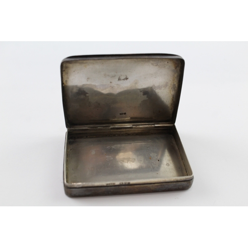 344 - Antique Edwardian 1903 Chester Sterling Silver Snuff / Cigarette Box (73g)