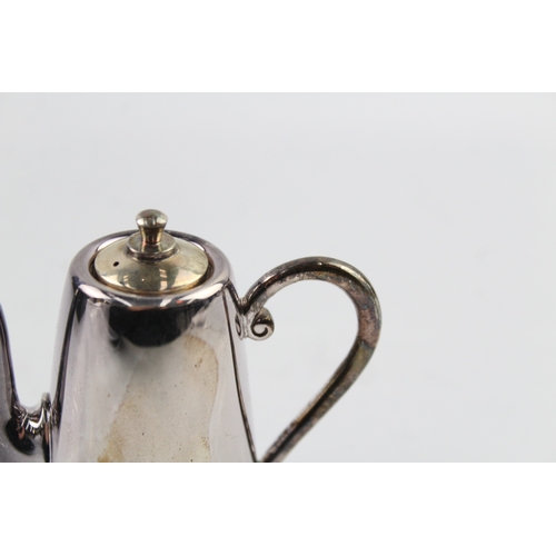 365 - Hallmarked 2000 Millennium Birmingham Sterling Silver Souvenir Small Teapot 118g