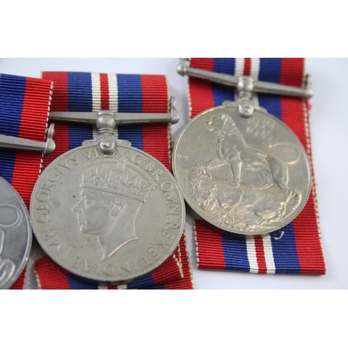 393 - WW2 Medals Inc Africa & Italy Stars Defence Medals x 10