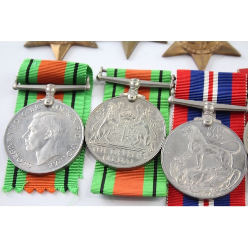 393 - WW2 Medals Inc Africa & Italy Stars Defence Medals x 10