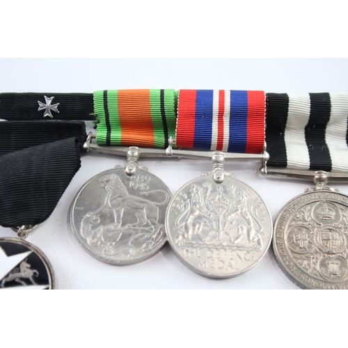 399 - WW2 Order Of St John Mounted Medal Group Named AC Beckenham 1970 & 1974