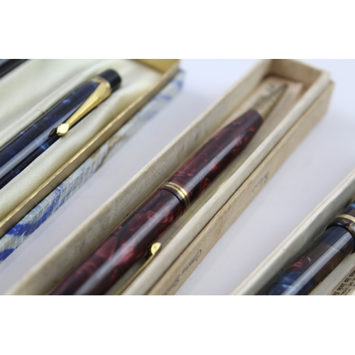 471 - 4 x Vintage Conway Stewart Fountain Pens & Pencils Inc Boxed, 14ct Nib Etc