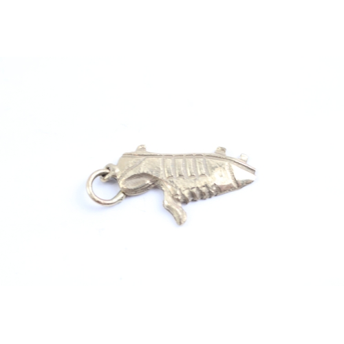 539 - 9ct gold football boot charm (0.7g) Size