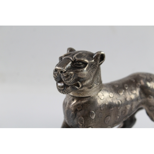 350 - Antique 1902 London Sterling Silver Coronation Leopard Ornament No. 41 276g