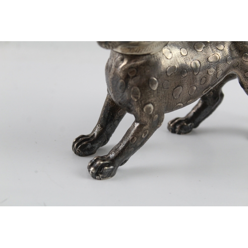 350 - Antique 1902 London Sterling Silver Coronation Leopard Ornament No. 41 276g