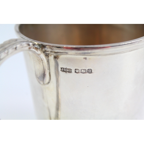 384 - Antique Hallmarked 1918 Sheffield Sterling Silver Christening Cup (139g)