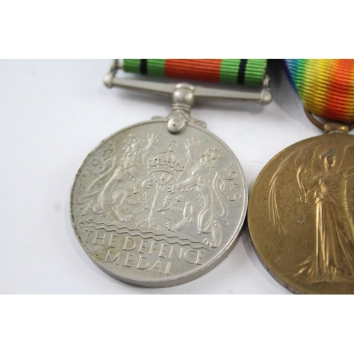 390 - Mounted WW1-WW2 Medal Group WW1 Pair 73432 Pte T.C Reynolds RAMC