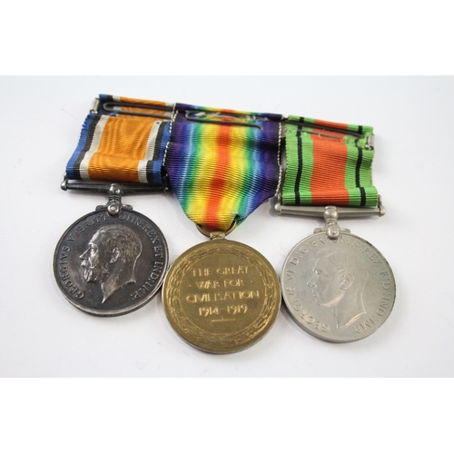 390 - Mounted WW1-WW2 Medal Group WW1 Pair 73432 Pte T.C Reynolds RAMC