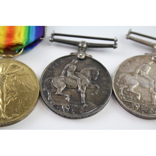 394 - WW1 War & Victory Medals, War 94135 Pte P. H. Llewellyn Liverpool Regt Etc x 4