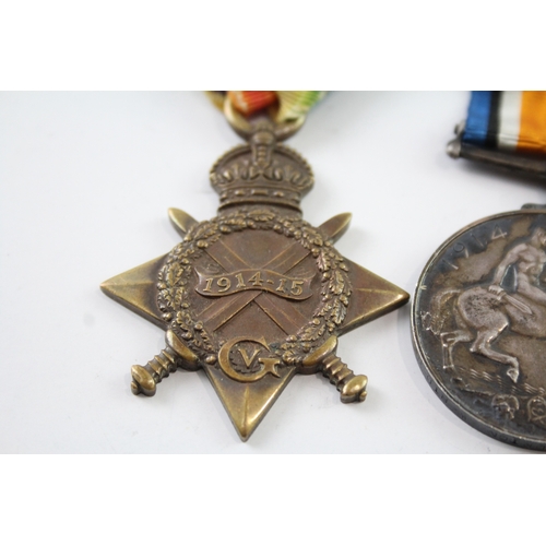 400 - WW1 1914-15 Star Medal Trio 265005 Sgt J. Upton W. Riding Regt No. 100  x 3