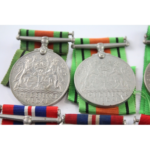 401 - WW2 War & Defence Medals x 10