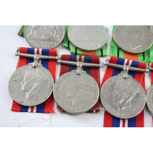 401 - WW2 War & Defence Medals x 10