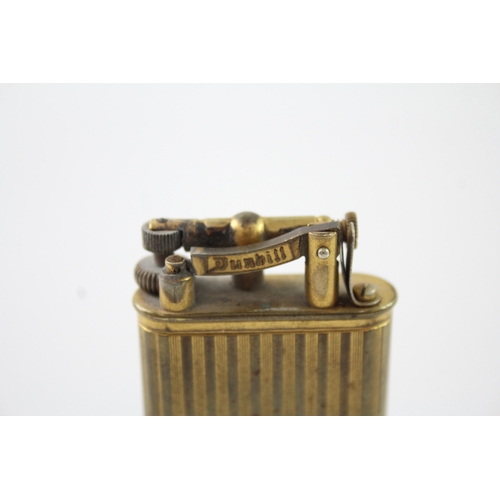 408 - Dunhill Lift Arm Brass Art Deco Pocket Lighter