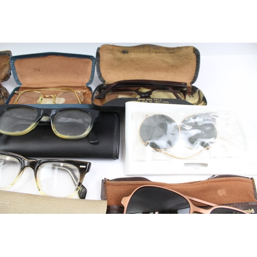 413 - Spectacles Vintage Glasses Eyewear Inc Cases, Retro, Prescription Joblot