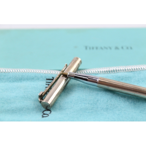 461 - Vintage TIFFANY & CO. .925 Sterling Silver Ballpoint Pen In Original Box 19g