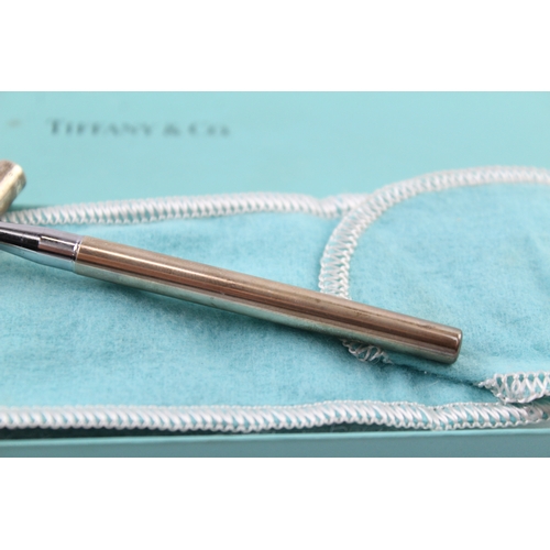 461 - Vintage TIFFANY & CO. .925 Sterling Silver Ballpoint Pen In Original Box 19g