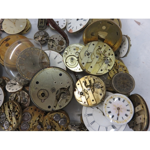 151 - Assorted Watch Movments For Parts