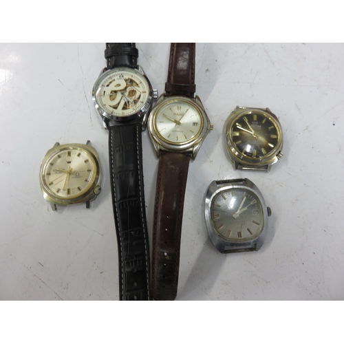 189 - Mens Assorted Mechanical Watches Spares/Repairs